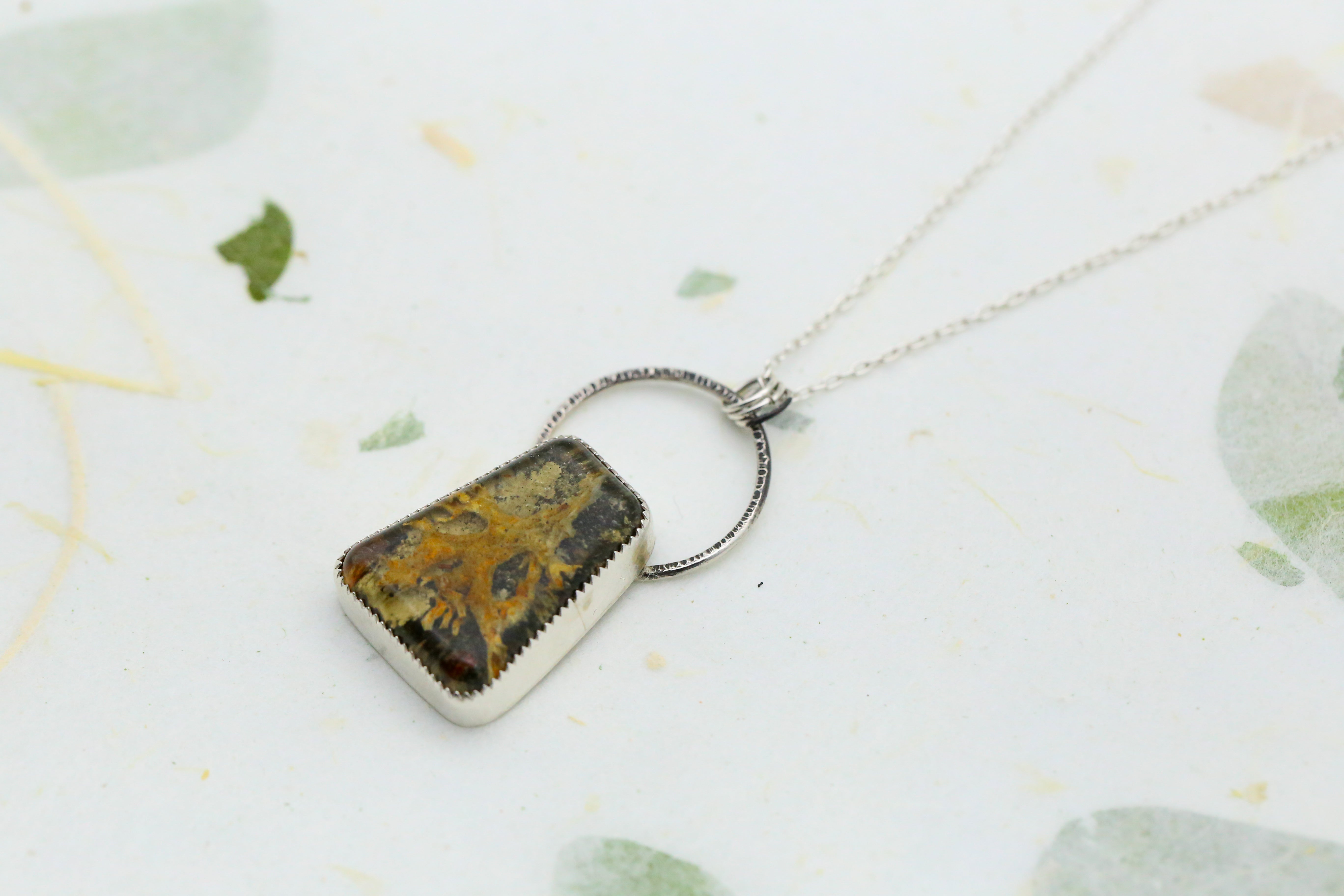 Leaf Resin Necklace