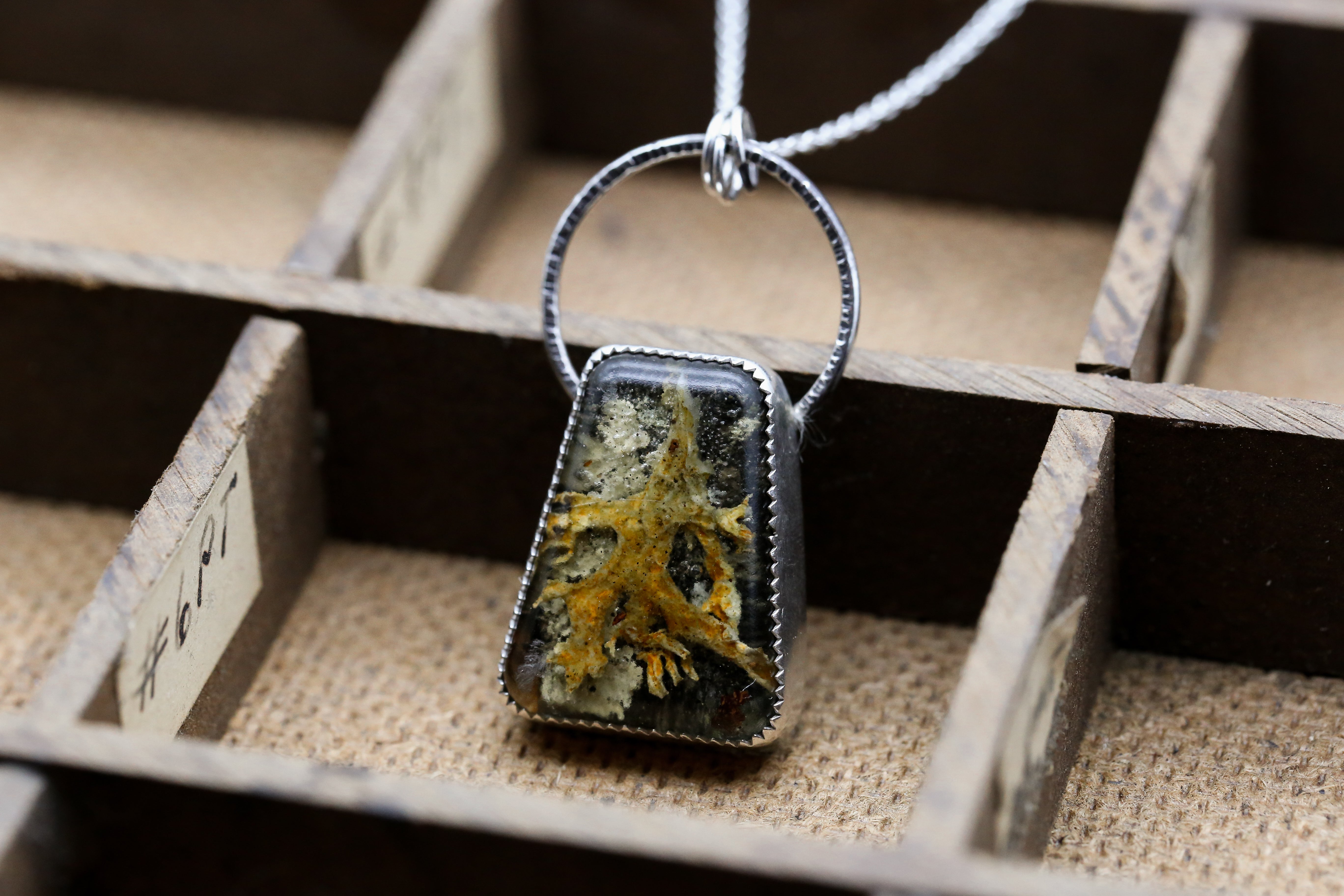 Leaf Resin Necklace