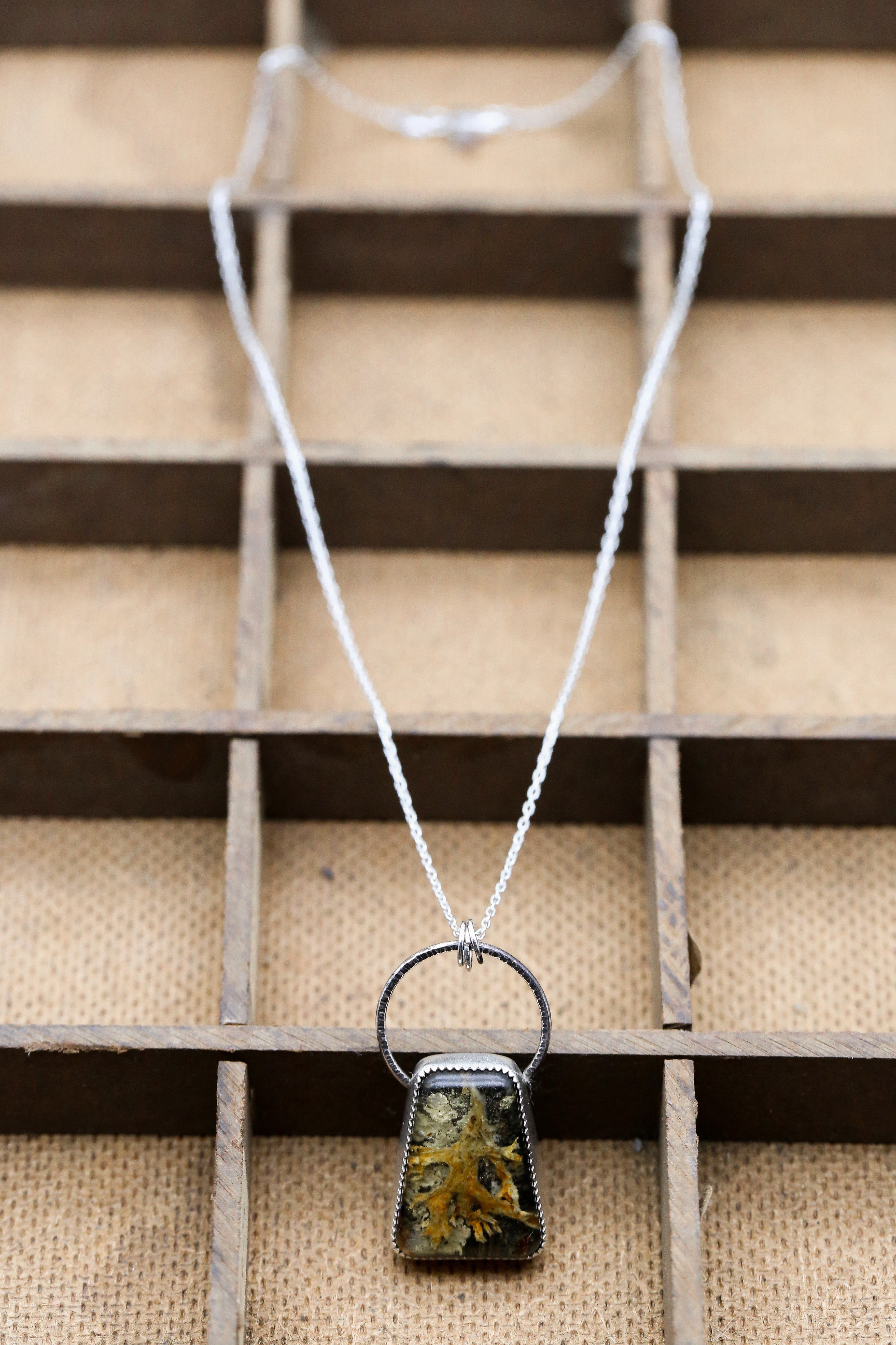 Leaf Resin Necklace