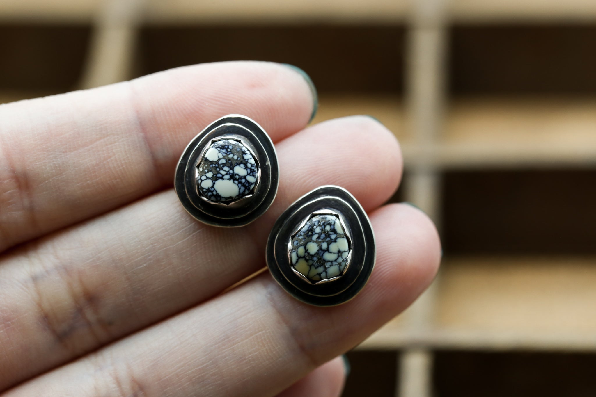 New Lander Turquoise Layered Studs